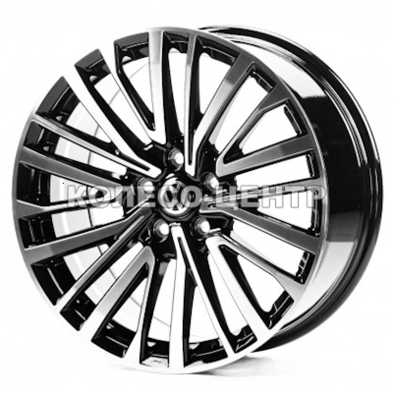 Replica Volkswagen (VV18703) 8x18 5x112 ET44 DIA57,1 (gloss black machined face)