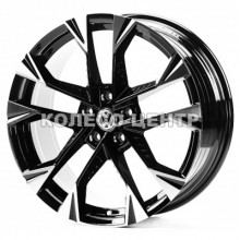 Replica Volkswagen (VV19051) 8x19 5x112 ET43 DIA57,1 (gloss black machined face)