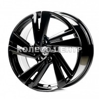 Replica Volkswagen (VV5641) 8x19 5x112 ET45 DIA66,6 (black machined face)