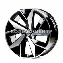 Replica Volkswagen (VV5647) 8x20 5x112 ET45 DIA57,1 (gloss black machined face)