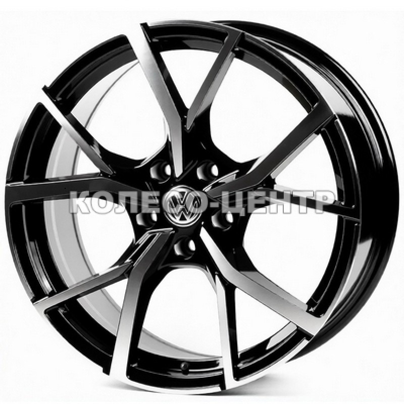 Replica Volkswagen (VW6113) 7,5x17 5x112 ET45 DIA57,1 (gloss black)