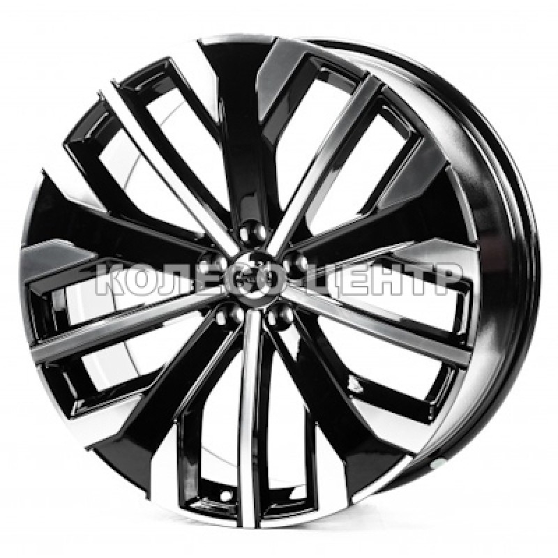Replica Volvo (V3460) 9x21 5x108 ET38,5 DIA63,4 (black machined face)