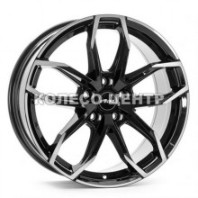 Rial Lucca 8x18 5x115 ET45 DIA70,2 (diamond black front polished)