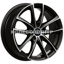 WSP Italy Audi (WD001) Praslin 7x17 5x112 ET40 DIA57,1 (gloss black polished)